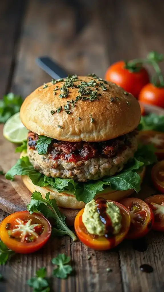 herb infused turkey burger recipe herb infused turkey burger recipe