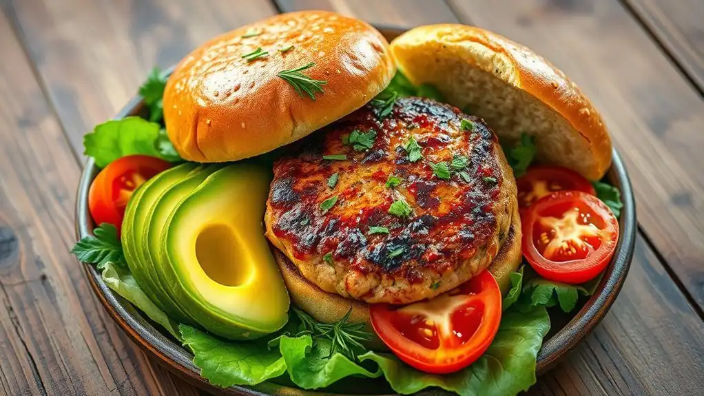 herb infused turkey patties recipe