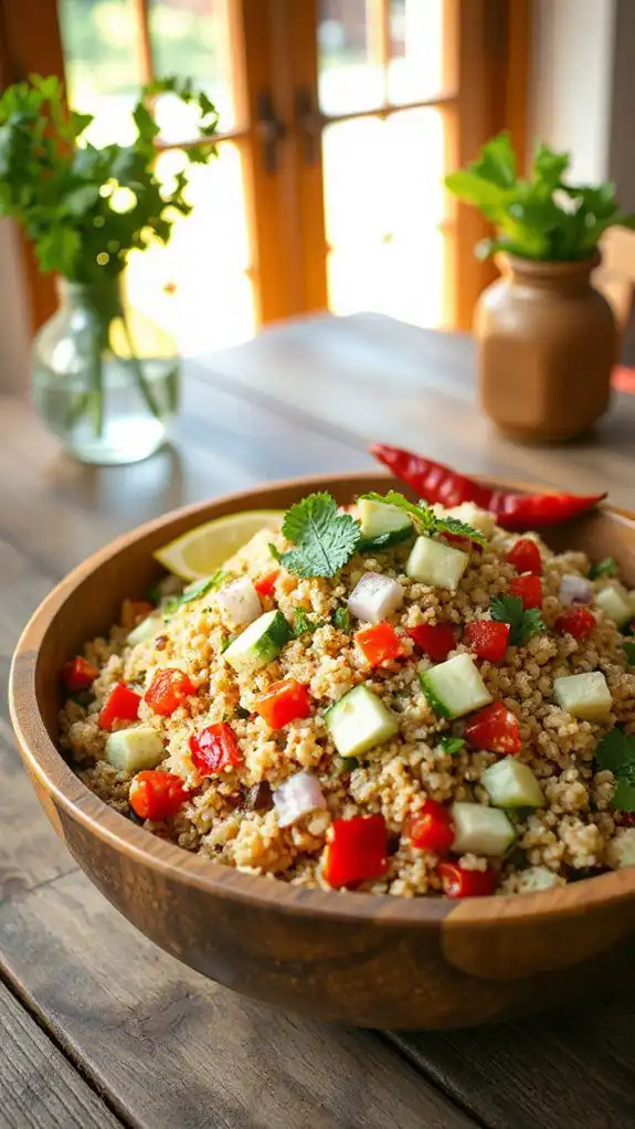 herbal quinoa salad recipe