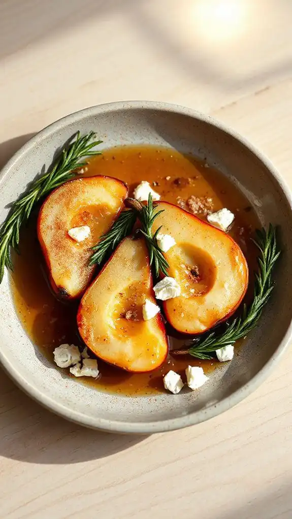 herbed baked fruit delight