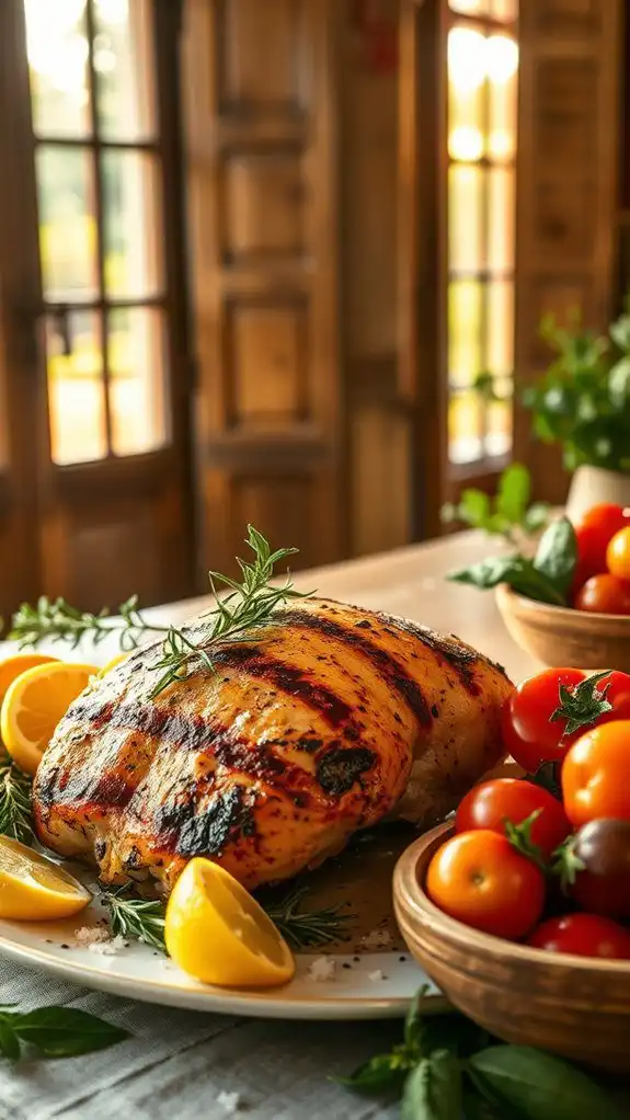 herbed tuscan grilled chicken