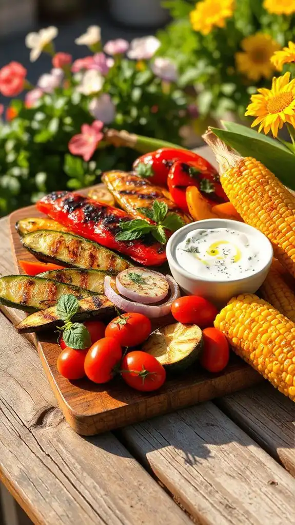 herbed yogurt dip accompaniment
