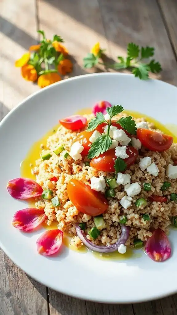 hibiscus quinoa salad recipe hibiscus quinoa salad recipe