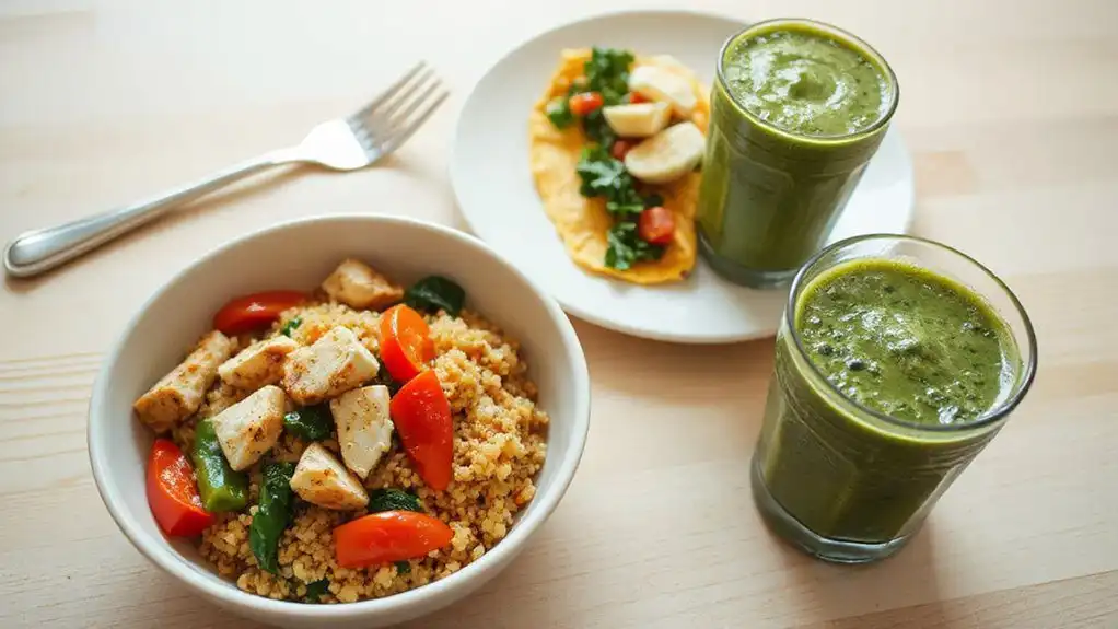 high protein microwave breakfasts