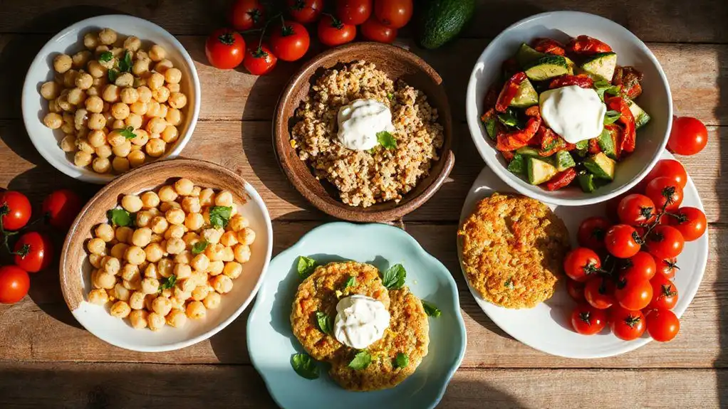 high protein vegetarian dinners