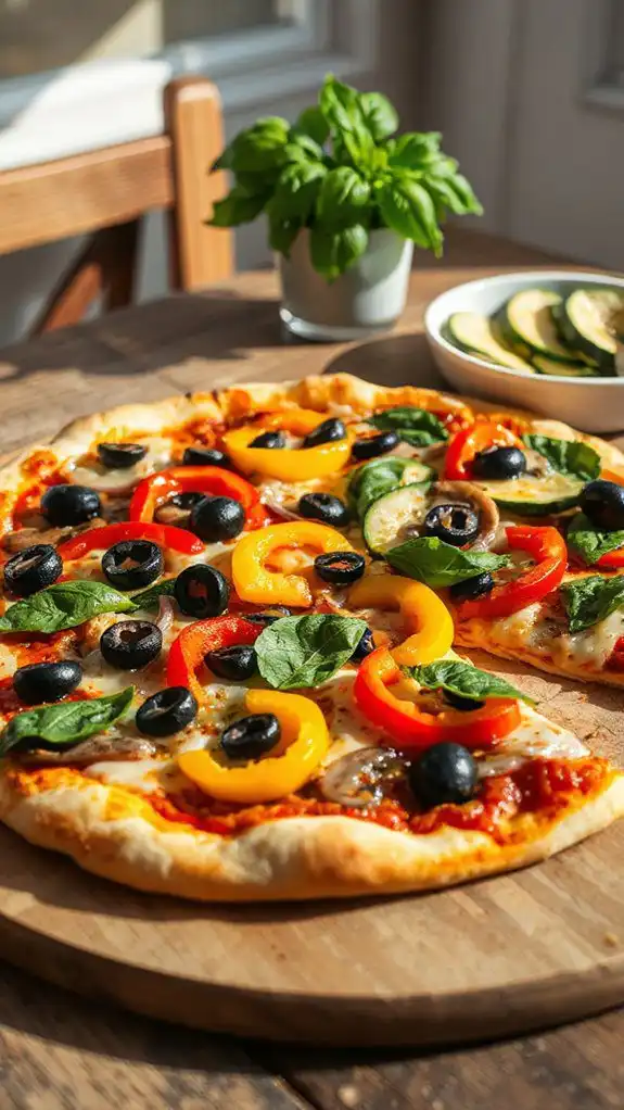 homemade vegetable pizza recipe