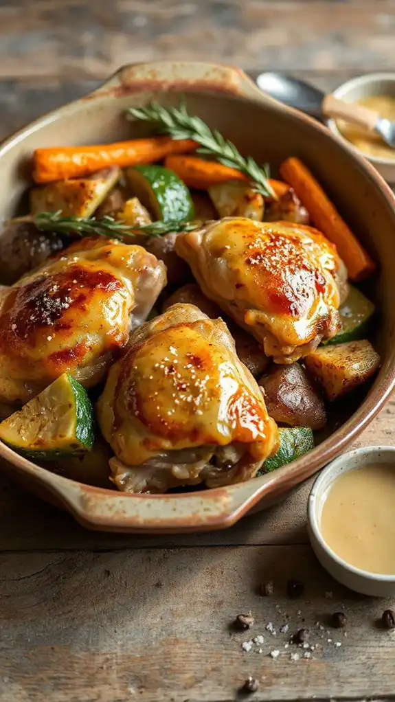 honey mustard chicken thighs