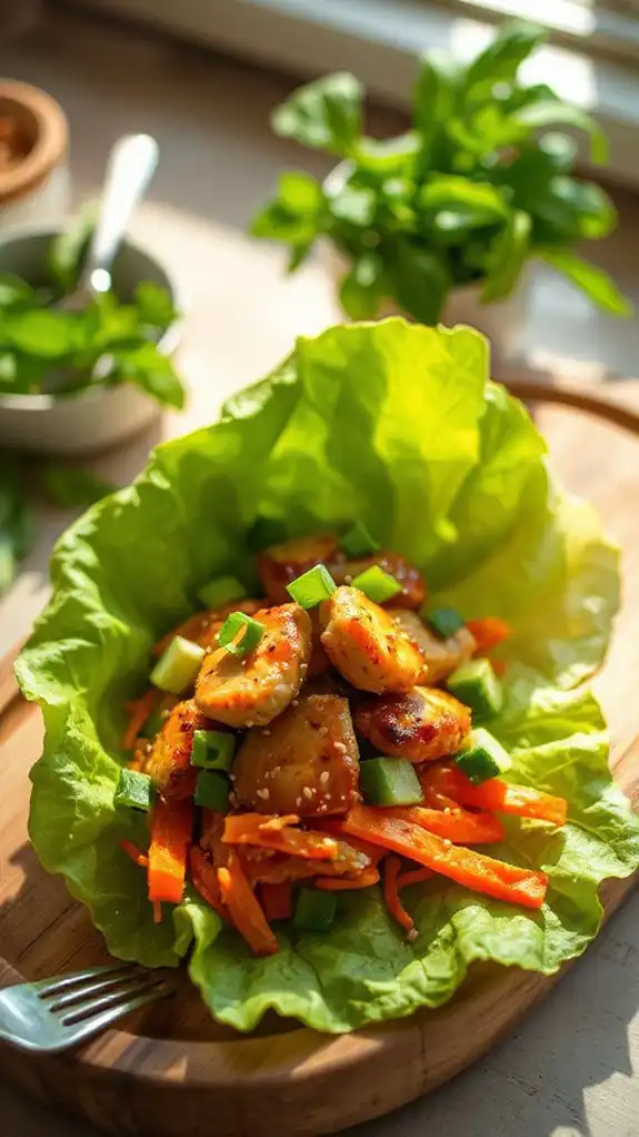 honey mustard chicken wraps
