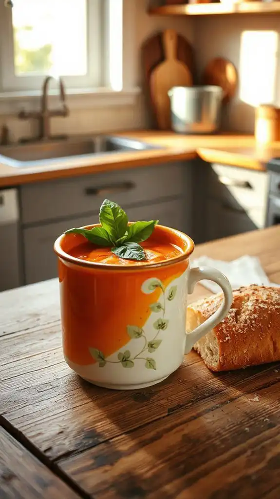 hot and creamy soup