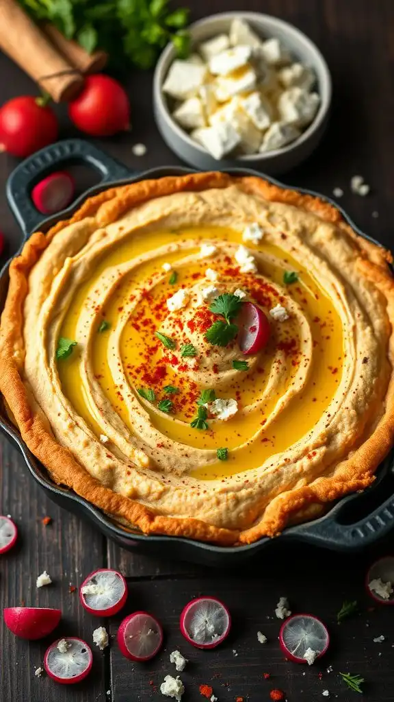 hummus topped shepherd s pie