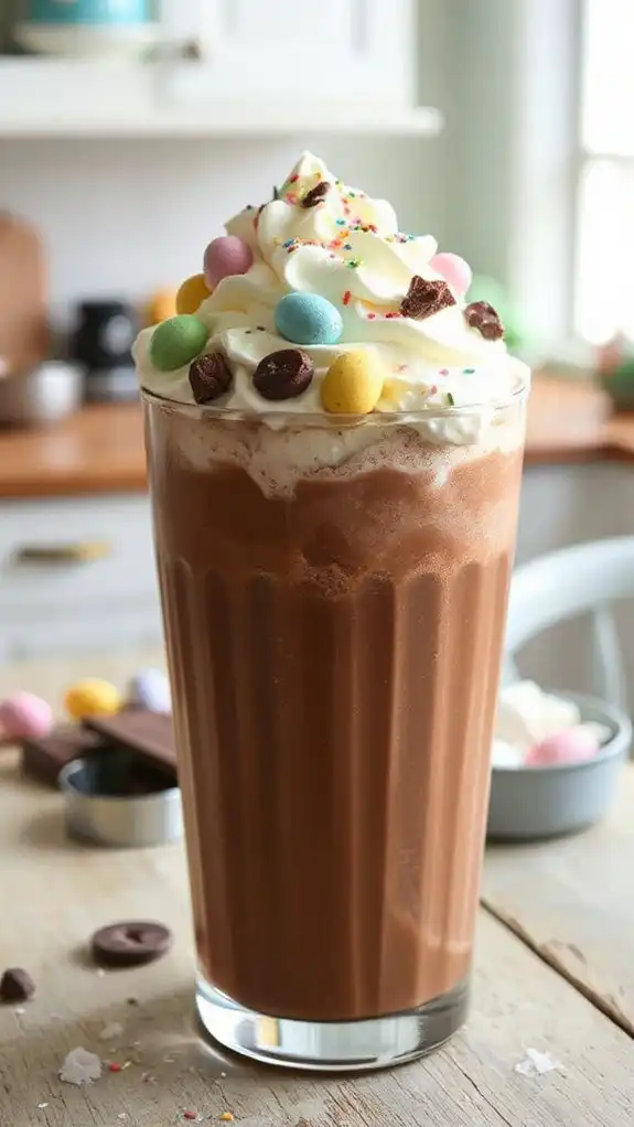 indulgent chocolaty milkshake treat