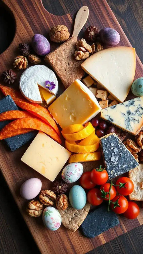 international cheese charcuterie delight