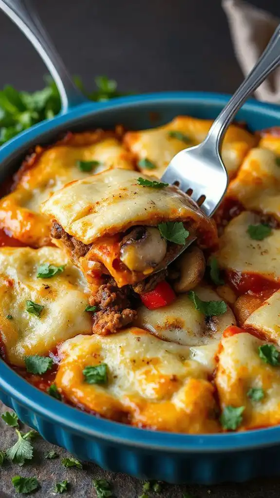 italian hamburger casserole recipe