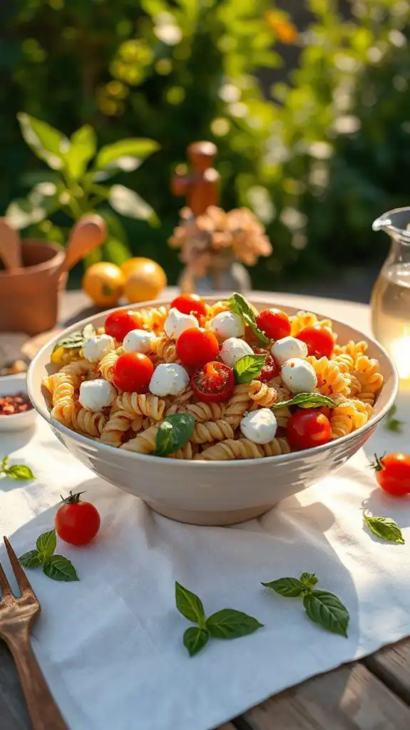 italian inspired pasta salad