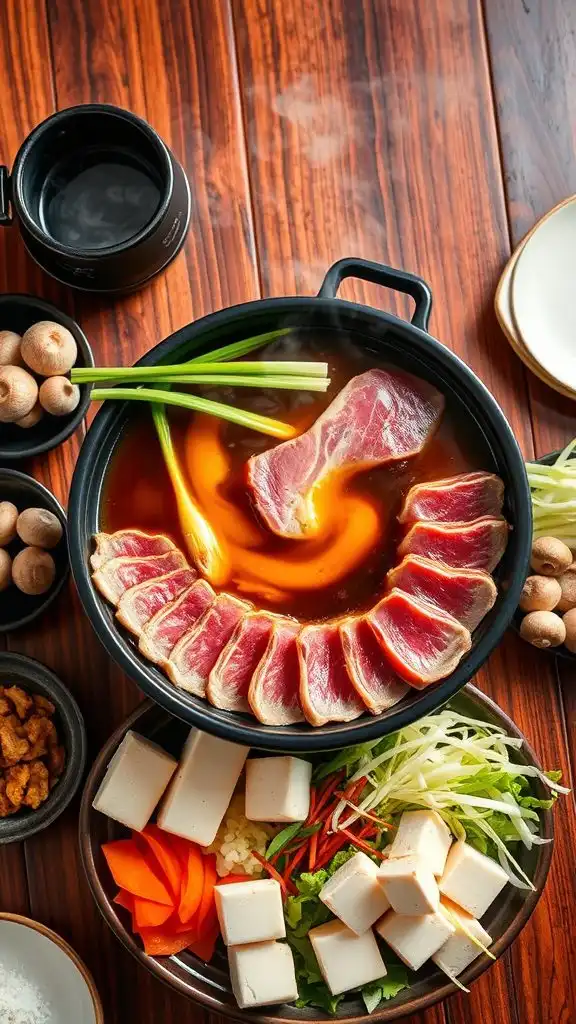 japanese beef hot pot