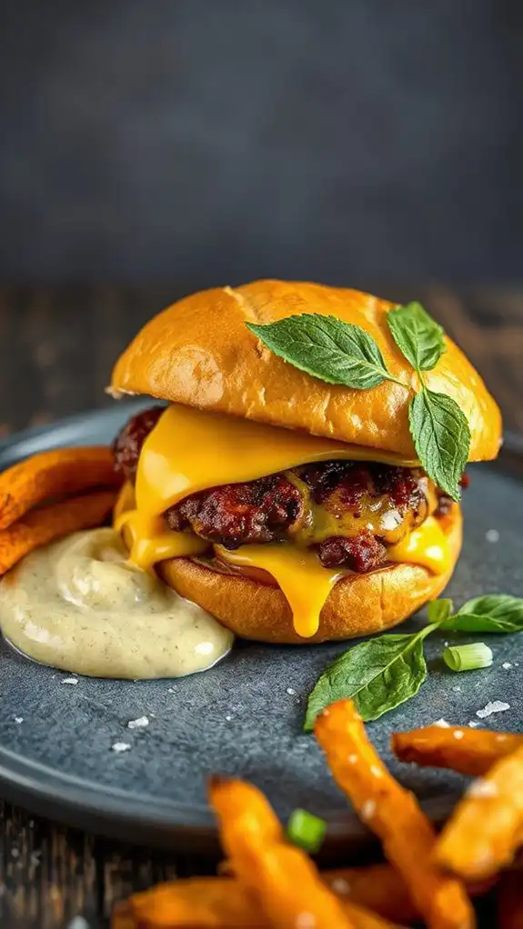 japanese inspired spicy burger