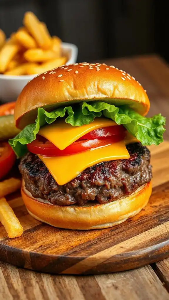 juicy beef melted cheese