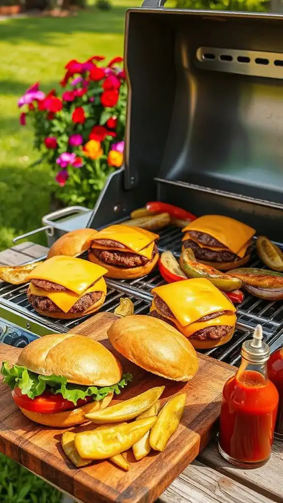 juicy classic cheeseburgers recipe