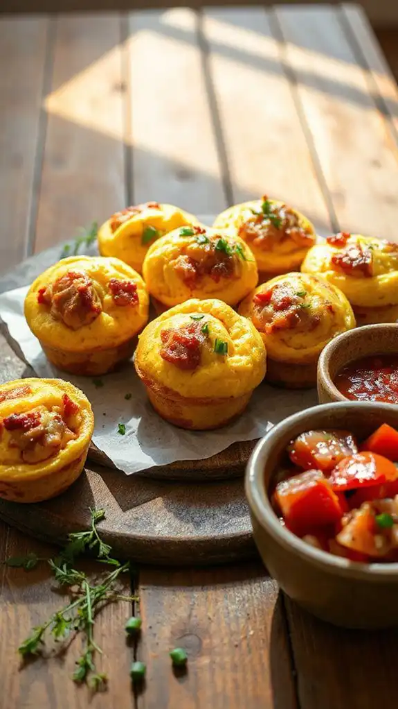keto pork egg muffins