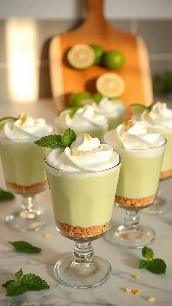 key lime pie shooters