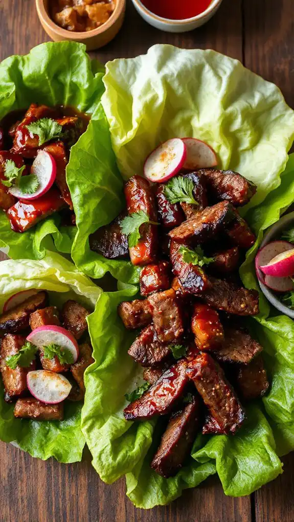 korean bbq beef wraps