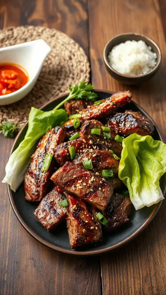 korean marinated beef dish