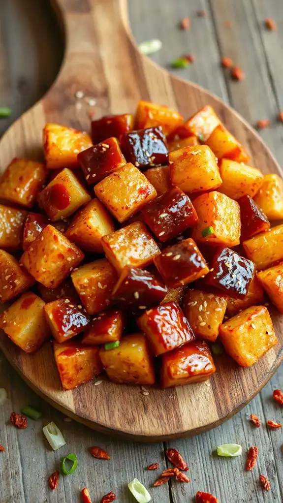 korean style spicy potato snacks korean style spicy potato snacks