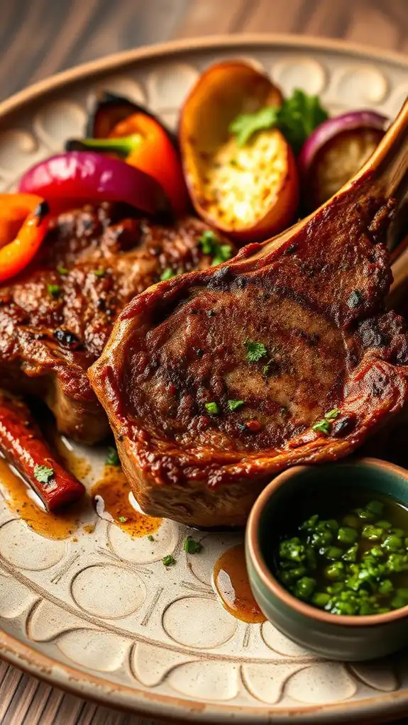 lamb chops with spices