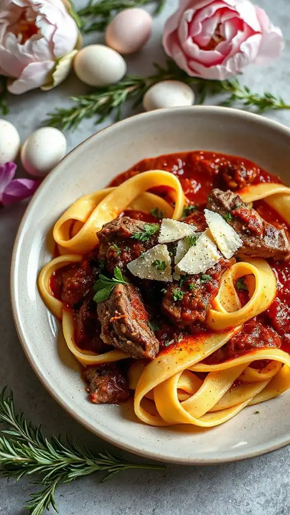 lamb ragu with pappardelle