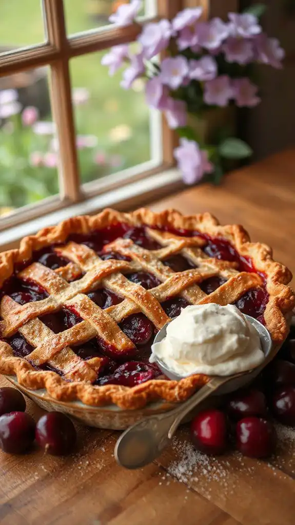 lattice topped cherry pie recipe