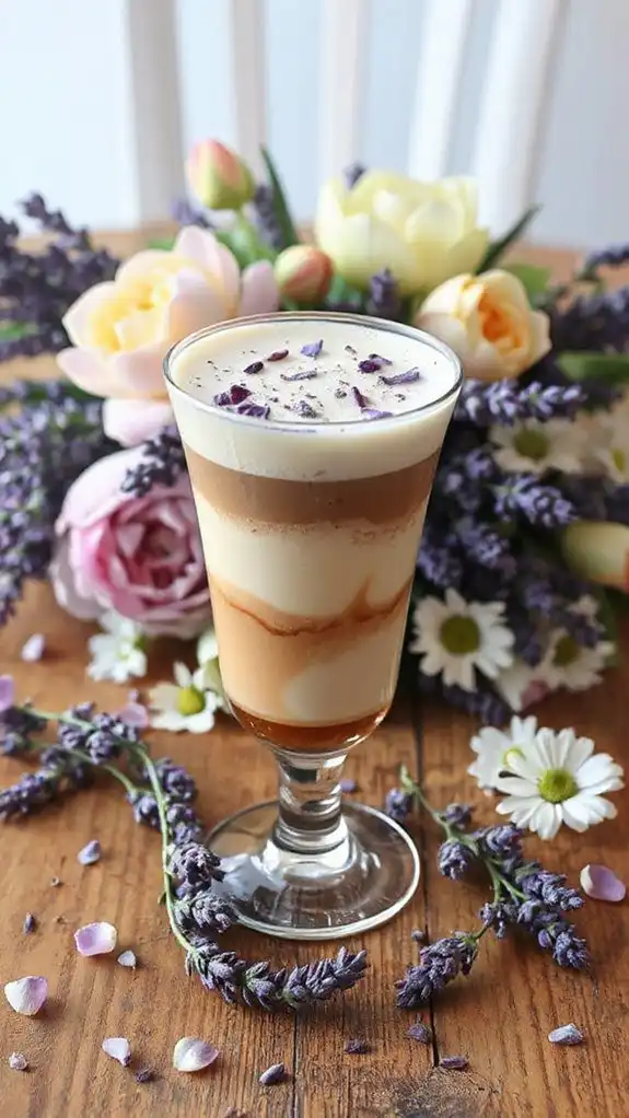 lavender infused creamy cocktail lavender infused creamy cocktail