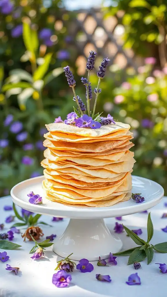 lavender infused layered dessert lavender infused layered dessert