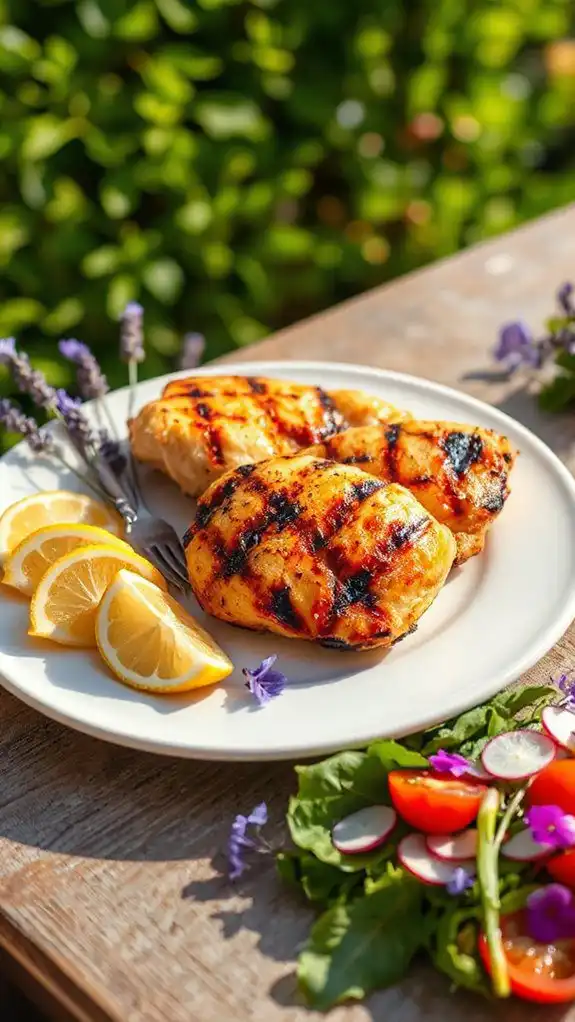 lavender infused lemon chicken lavender infused lemon chicken