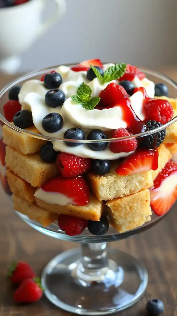 layered berry dessert delight layered berry dessert delight