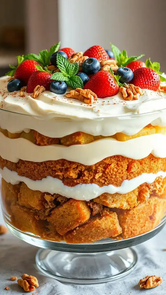 layered carrot cake dessert layered carrot cake dessert