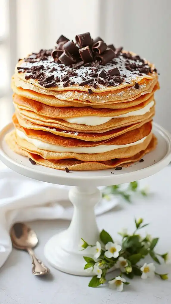 layered chocolate cr pe dessert layered chocolate cr pe dessert
