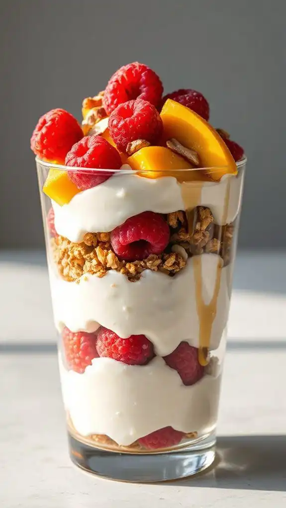 layered fruit yogurt dessert layered fruit yogurt dessert