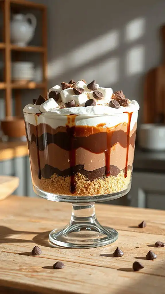 layered s mores dessert delight layered s mores dessert delight