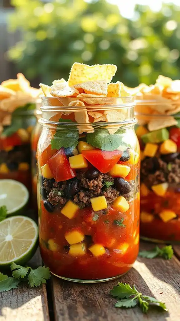 layered taco salad recipe