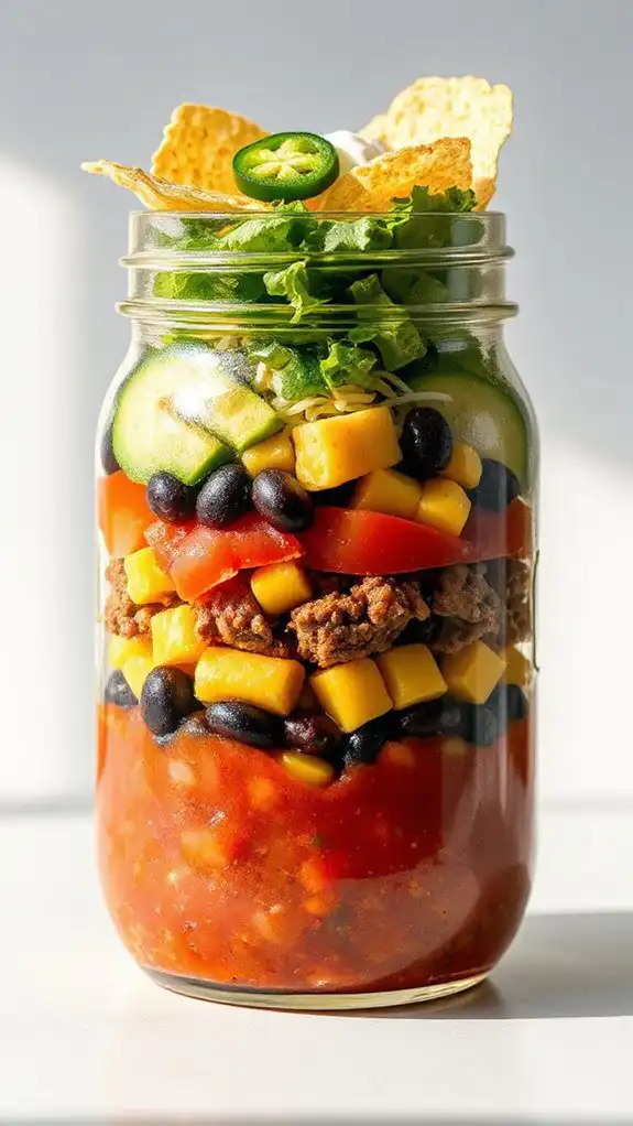 layered taco salad recipe