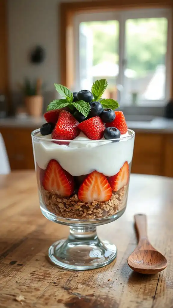 layered yogurt breakfast treat