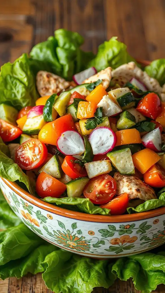 lebanese salad with microwave