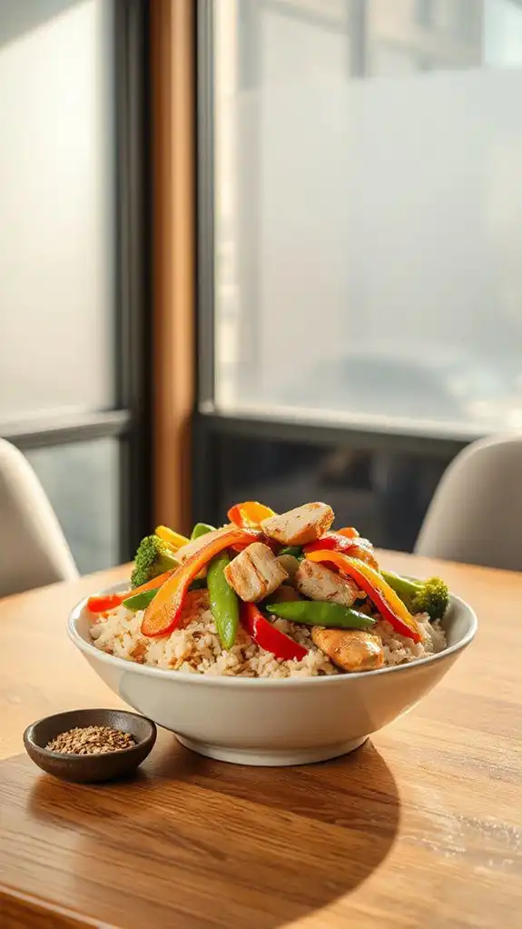 leftover vegetable stir fry