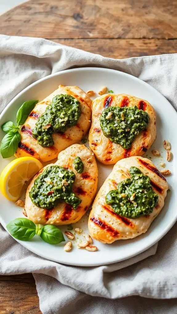 lemon basil pesto chicken