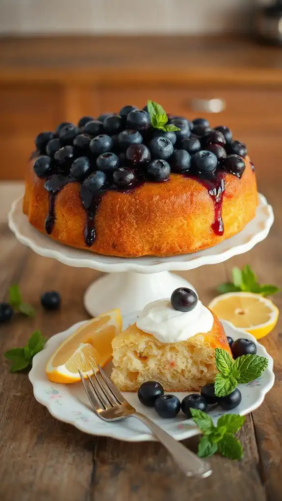 lemon blueberry cake recipe