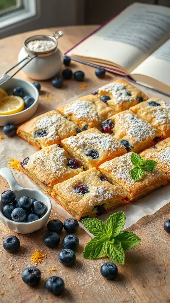 lemon blueberry dessert bars