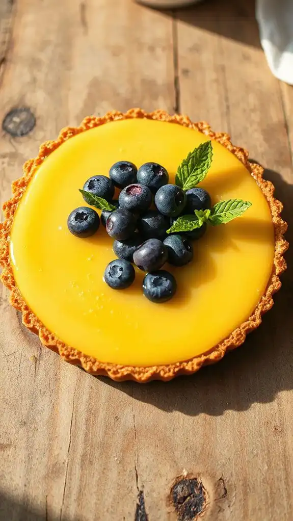 lemon blueberry dessert tart