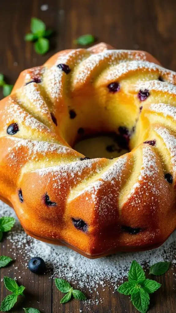 lemon blueberry flavored bundt cake lemon blueberry flavored bundt cake