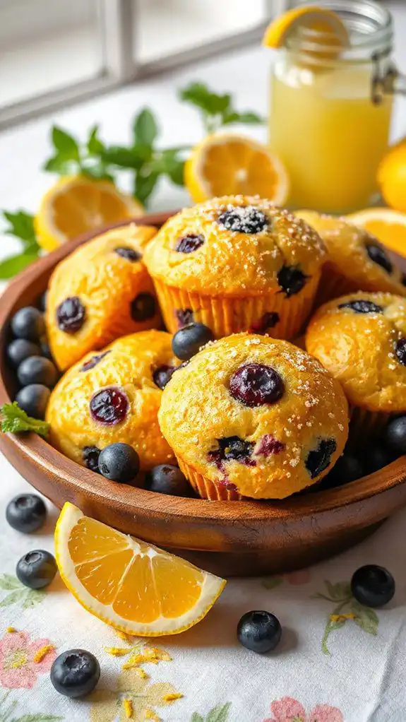 lemon blueberry muffin recipe