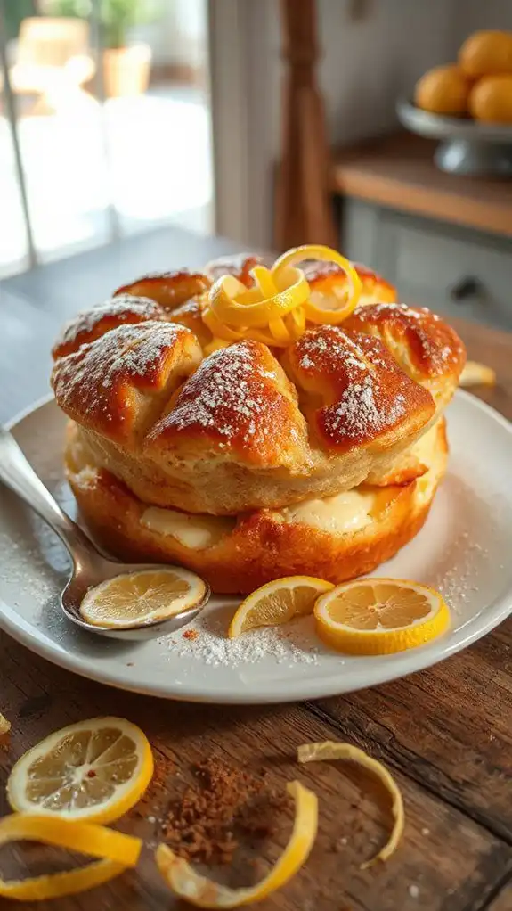 lemon cream cheese pudding